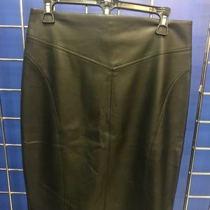 Express Leather Skirt
